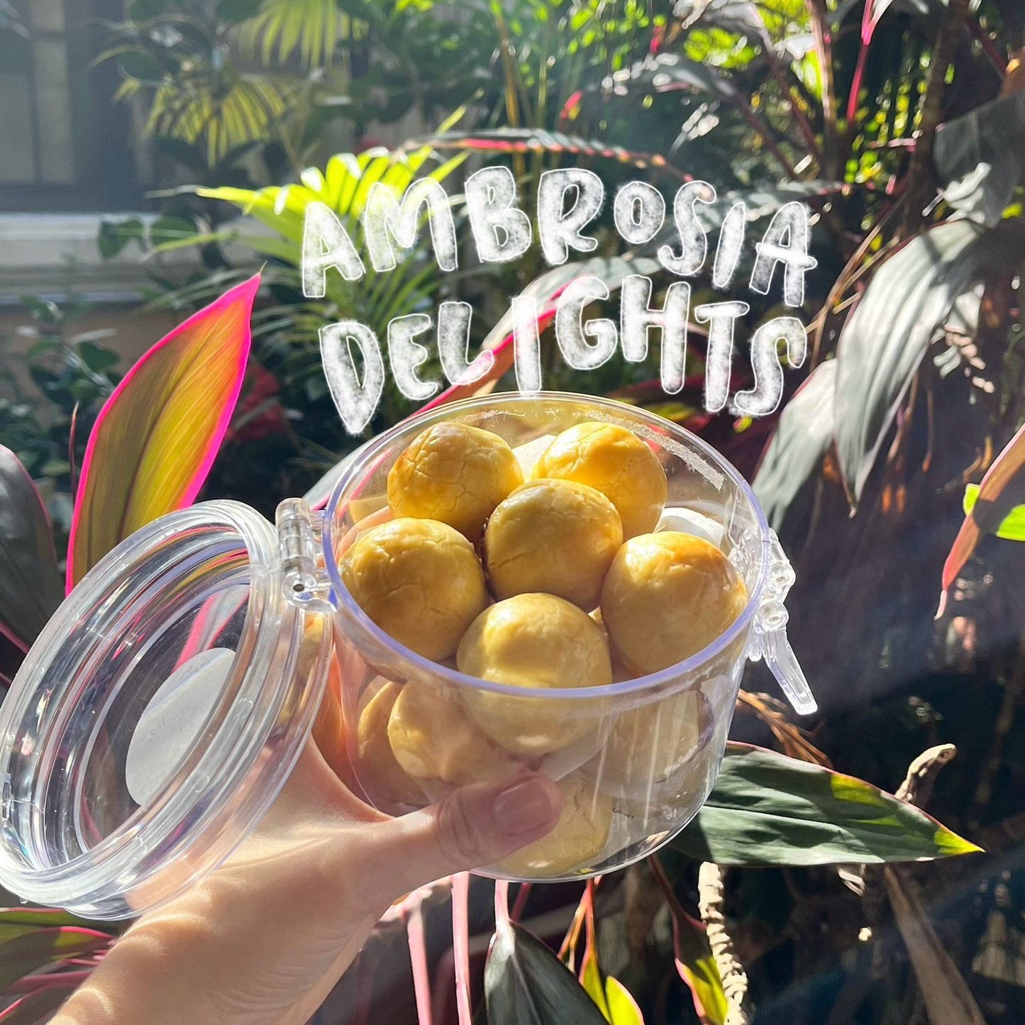 Reduced Sugar Artisanal XL Pineapple Golf Ball Tarts